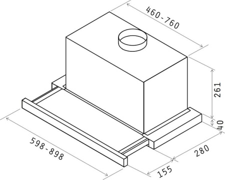 Кухонная вытяжка Elica Elite 26 IX/A/60