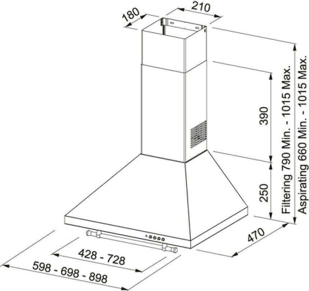 Кухонная вытяжка Franke FCM 902 GF