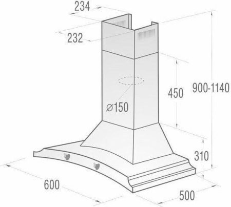 Кухонная вытяжка Gorenje DK 63MCLB
