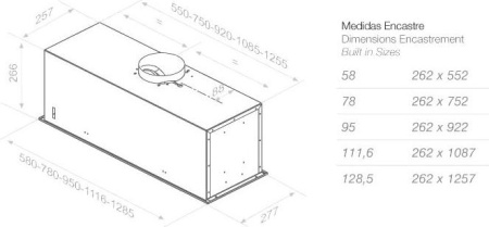 Кухонная вытяжка Pando EVO V.750 780.11 IX