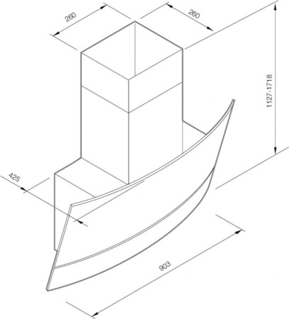 Кухонная вытяжка Graude DH 90.2 G