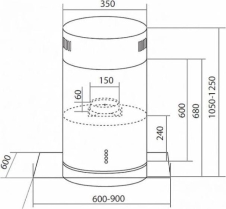 Кухонная вытяжка Maunfeld Berta Plus 90 inox