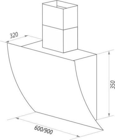 Кухонная вытяжка Maunfeld Sky Star 90