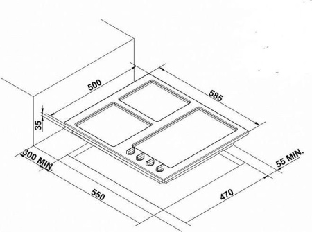 Варочная поверхность Korting HG 675 X