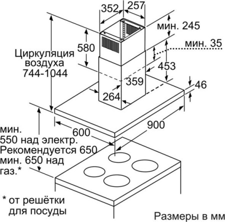 Кухонная вытяжка Neff I79ML86N0