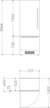 Холодильник KitchenAid KCVCX 20750L
