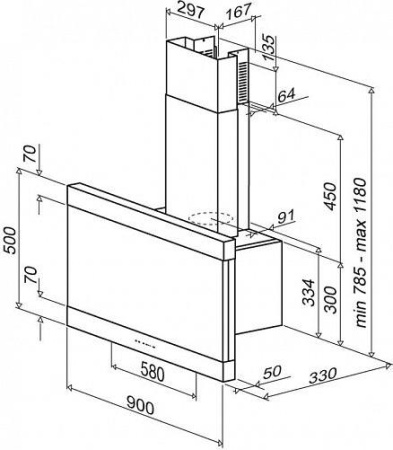 Кухонная вытяжка Best KB 700