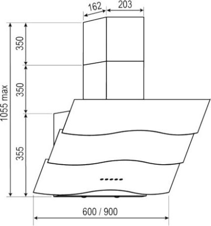 Кухонная вытяжка Dach Migros 60