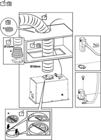 Кухонная вытяжка Elica Lane MBL/A/72
