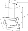 Кухонная вытяжка Shindo Ostaria sensor 60 SS/WG