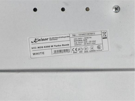 Варочная поверхность Kaiser KCG 6390 W Turbo Romb