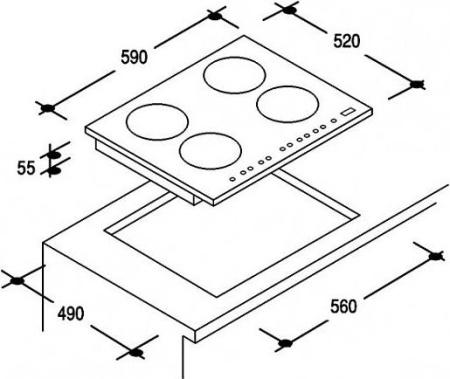Варочная поверхность Candy CIE 4630B3