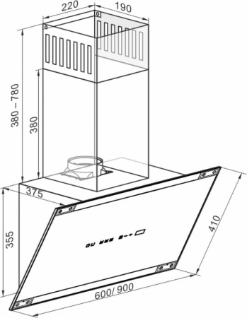 Кухонная вытяжка Kaiser AT 6445 Elf AD Eco