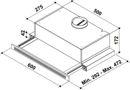Кухонная вытяжка Korting KHP 6637 GWX