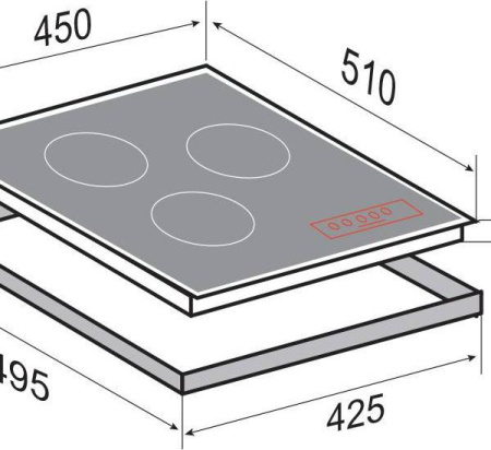 Варочная поверхность Zigmund & Shtain CI 33.4 W