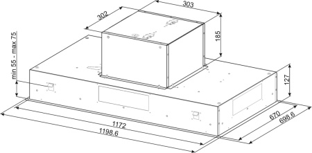 Кухонная вытяжка Smeg Kseg120XE