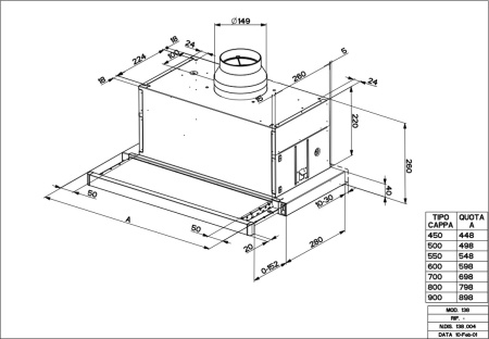 Кухонная вытяжка Faber Maxima EV8 LED AM/X A60