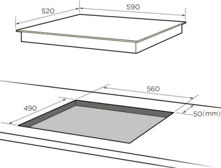 Варочная поверхность Midea MCH64230F