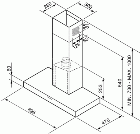 Кухонная вытяжка Smeg KSE912NX3