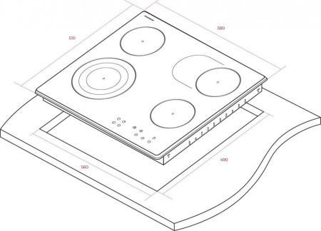 Варочная поверхность Thomson HC20-4E04