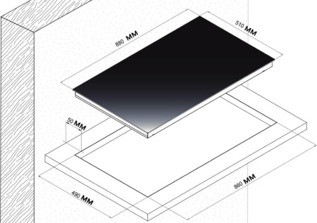 Варочная поверхность Korting HK 93551 B