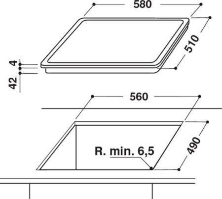 Варочная поверхность Whirlpool AKT 8030/NE