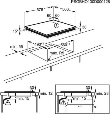 Варочная поверхность Electrolux EHF 56747XK