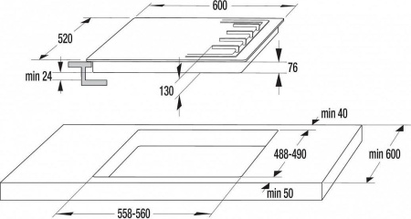 Варочная поверхность Gorenje GW 641 CX