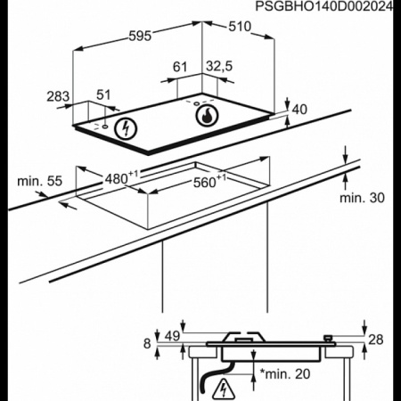 Варочная поверхность Zanussi GPZ 263 SS