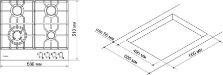Варочная поверхность Pyramida PFE 643