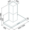 Кухонная вытяжка Falmec Plane TOP 120 IX 800 ECP