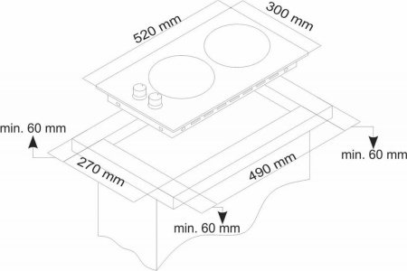 Варочная поверхность Simfer H30E02M016