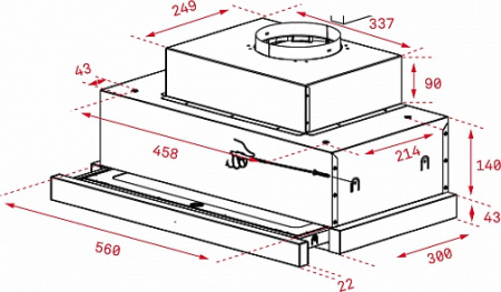 Кухонная вытяжка Teka CNL 9610