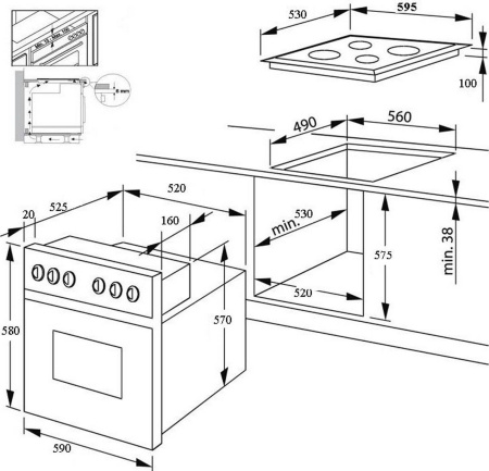 Варочная поверхность Ricci RGN-630BG