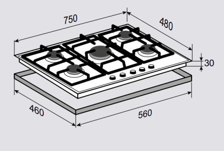 Варочная поверхность Zigmund & Shtain MN 165.71 B