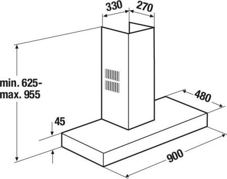 Кухонная вытяжка Kuppersbusch DW 9350.0 E