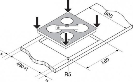Варочная поверхность Electrolux EHS 60160