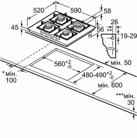 Варочная поверхность Siemens EN 6B6HO90R