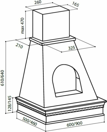Кухонная вытяжка LEX Ancona 600