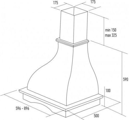 Кухонная вытяжка Kuppersberg DRS 900