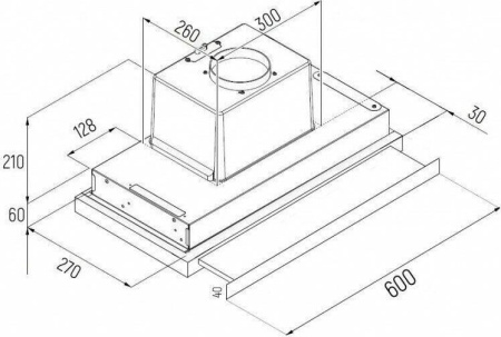 Кухонная вытяжка Ciarko EDS 60