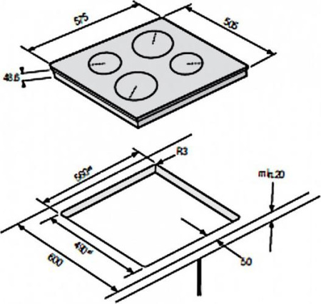 Варочная поверхность Samsung CTR264KC01