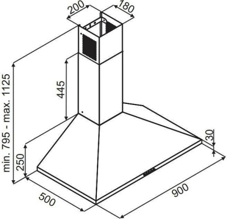 Кухонная вытяжка Gorenje WHC 923E16X