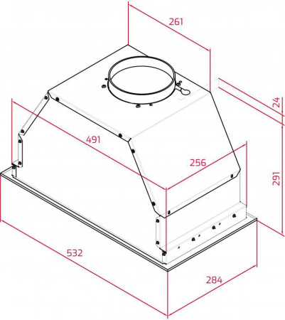 Кухонная вытяжка Teka GFL 57650 EOS