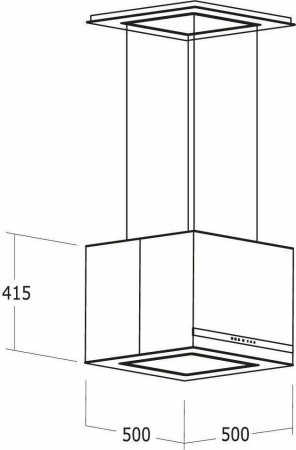 Кухонная вытяжка Cata Isla Hidra