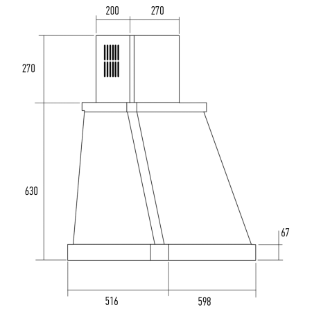 Кухонная вытяжка Kuppersberg V 639 ANT