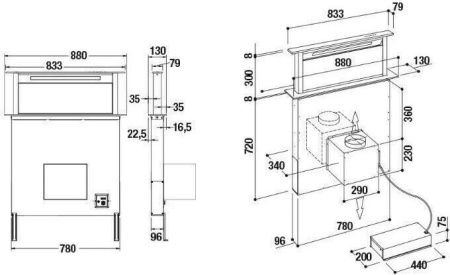 Кухонная вытяжка Kuppersbusch DD 9800.0 S