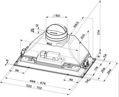 Кухонная вытяжка Faber Inca Plus HCS X A70