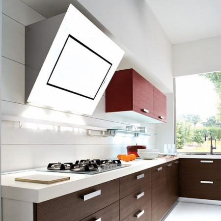 Кухонная вытяжка Falmec Quasar vetro Parete 90