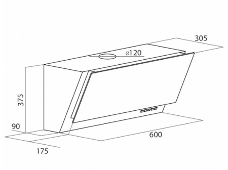 Кухонная вытяжка Maunfeld Araks SBL 60
